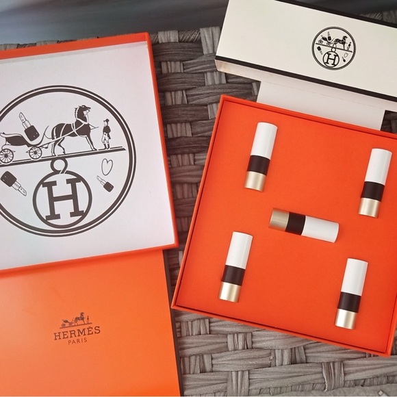 Amazing GIFT! NIB Exquisite Hermes Boxed Set of 5 Lipsticks - Picture 3 of 8